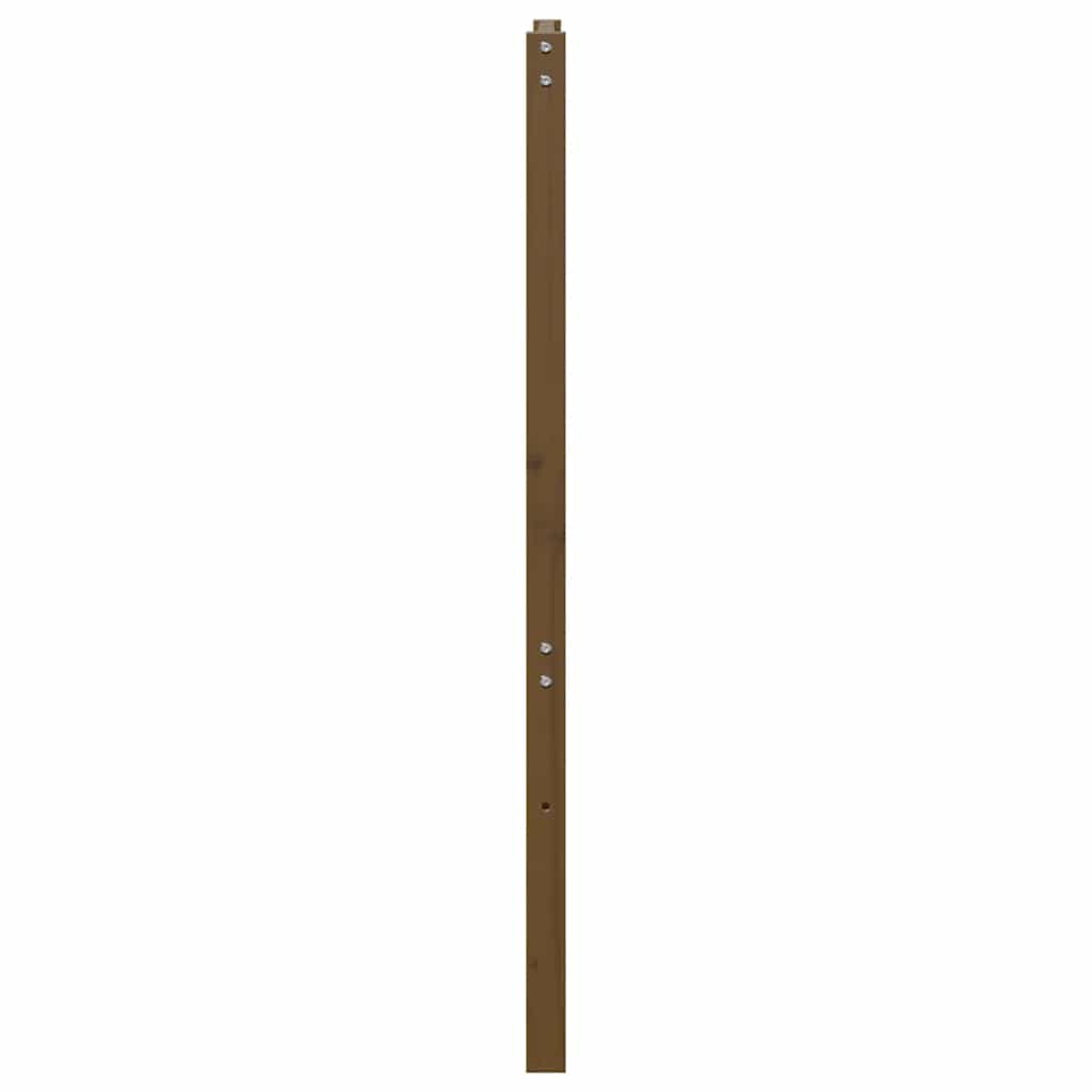 Bed Headboard Honey Brown 146x4x100 cm Solid Wood Pine