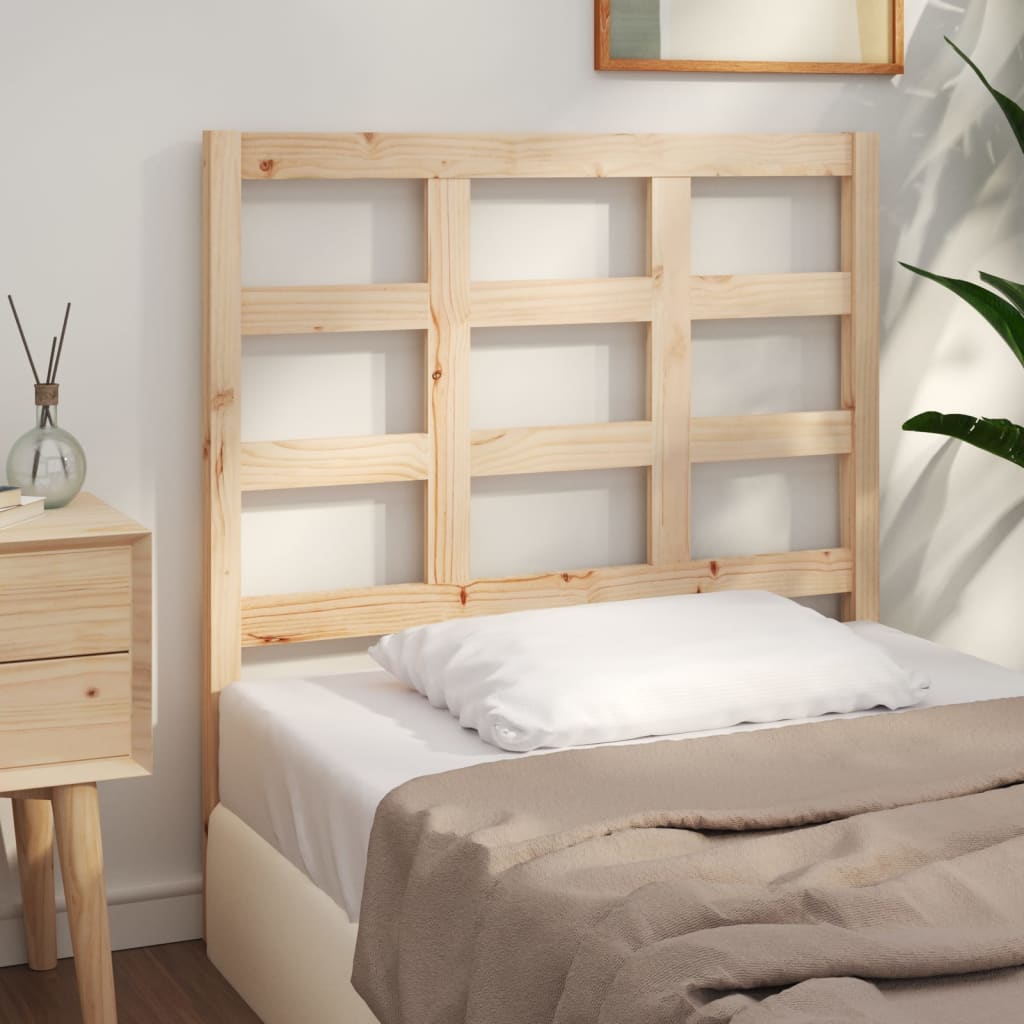 vidaXL Bed Headboard 105.5x4x100 cm Solid Wood Pine