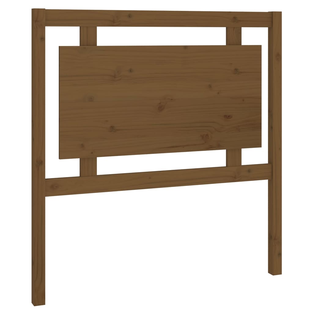 Bed Headboard Honey Brown 95.5x4x100 cm Solid Pine Wood