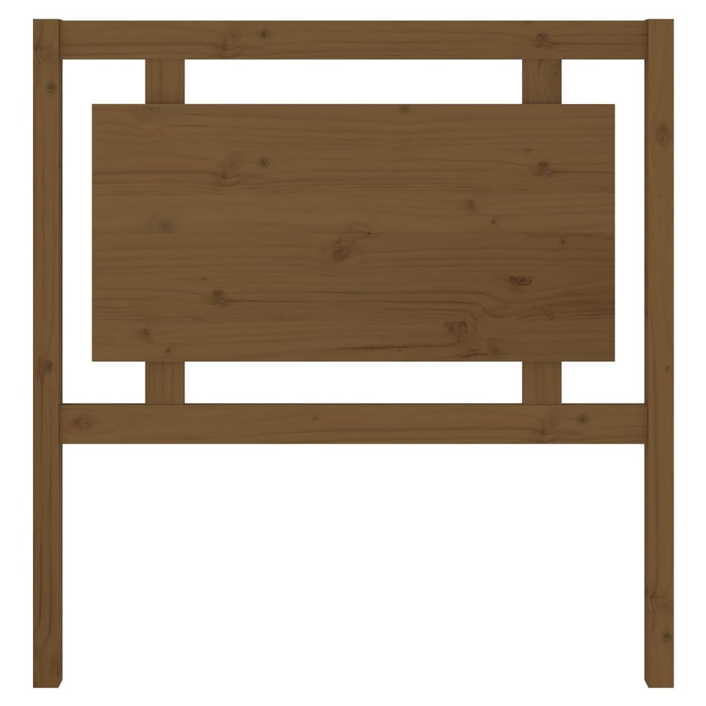 Bed Headboard Honey Brown 95.5x4x100 cm Solid Pine Wood