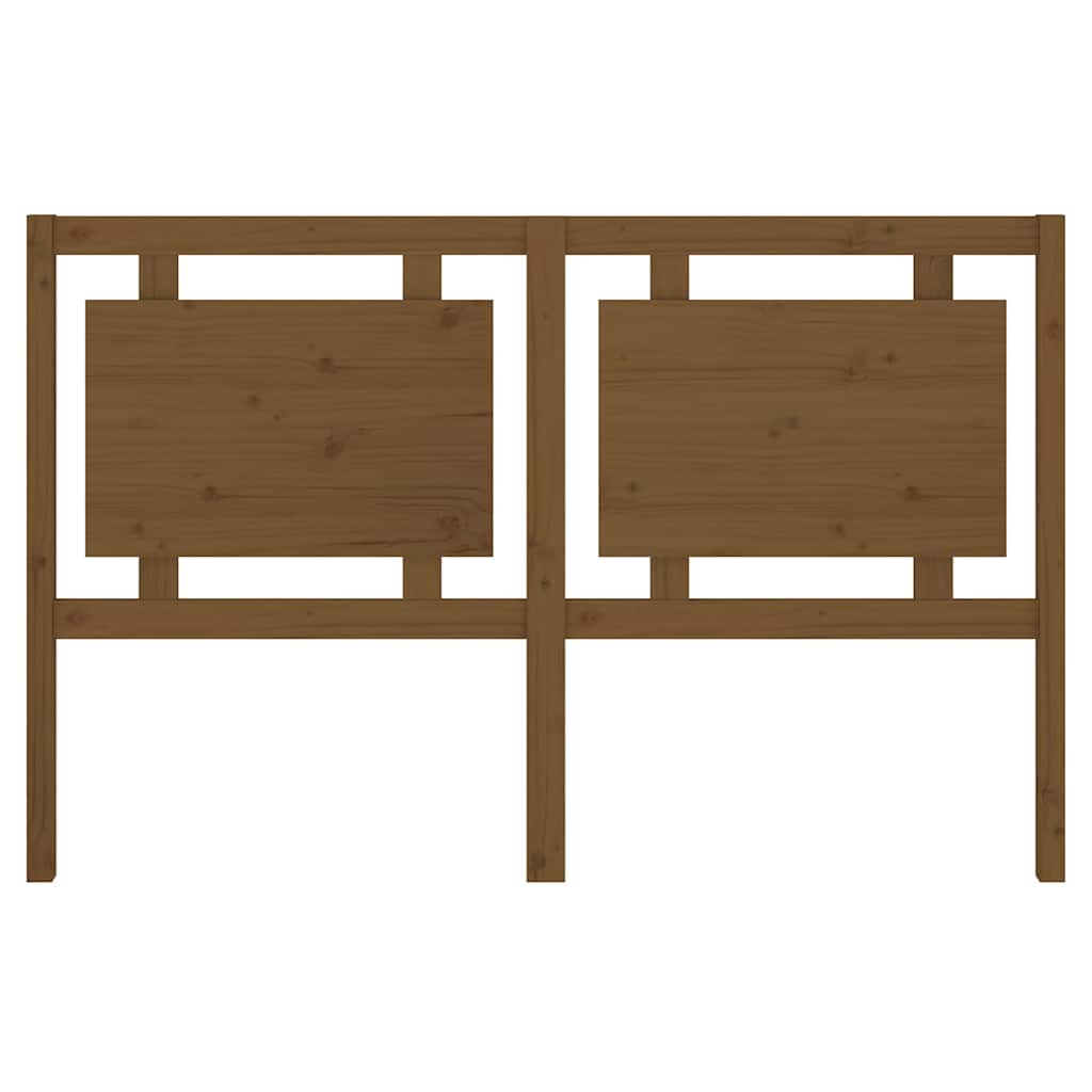Bed Headboard Honey Brown 155.5x4x100 cm Solid Pine Wood