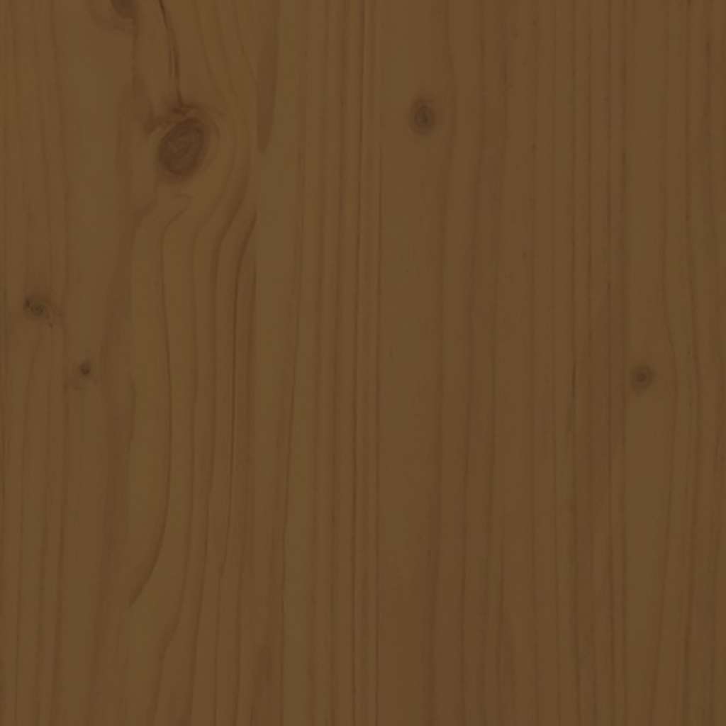Bed Headboard Honey Brown 155.5x4x100 cm Solid Pine Wood