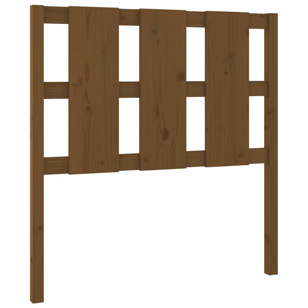 Bed Headboard Honey Brown 105.5x4x100 cm Solid Wood Pine