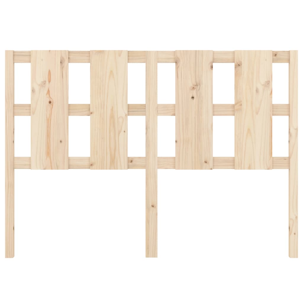 vidaXL Bed Headboard 125.5x4x100 cm Solid Wood Pine