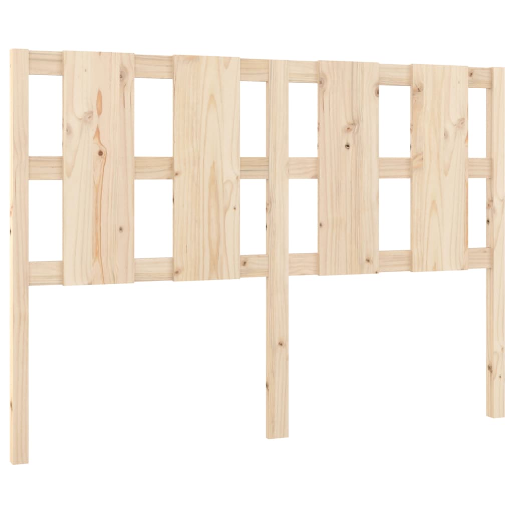 vidaXL Bed Headboard 145.5x4x100 cm Solid Wood Pine