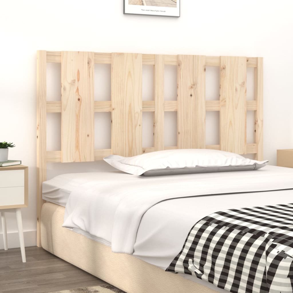 vidaXL Bed Headboard 145.5x4x100 cm Solid Wood Pine