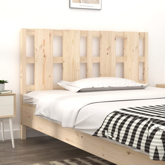 vidaXL Bed Headboard 145.5x4x100 cm Solid Wood Pine