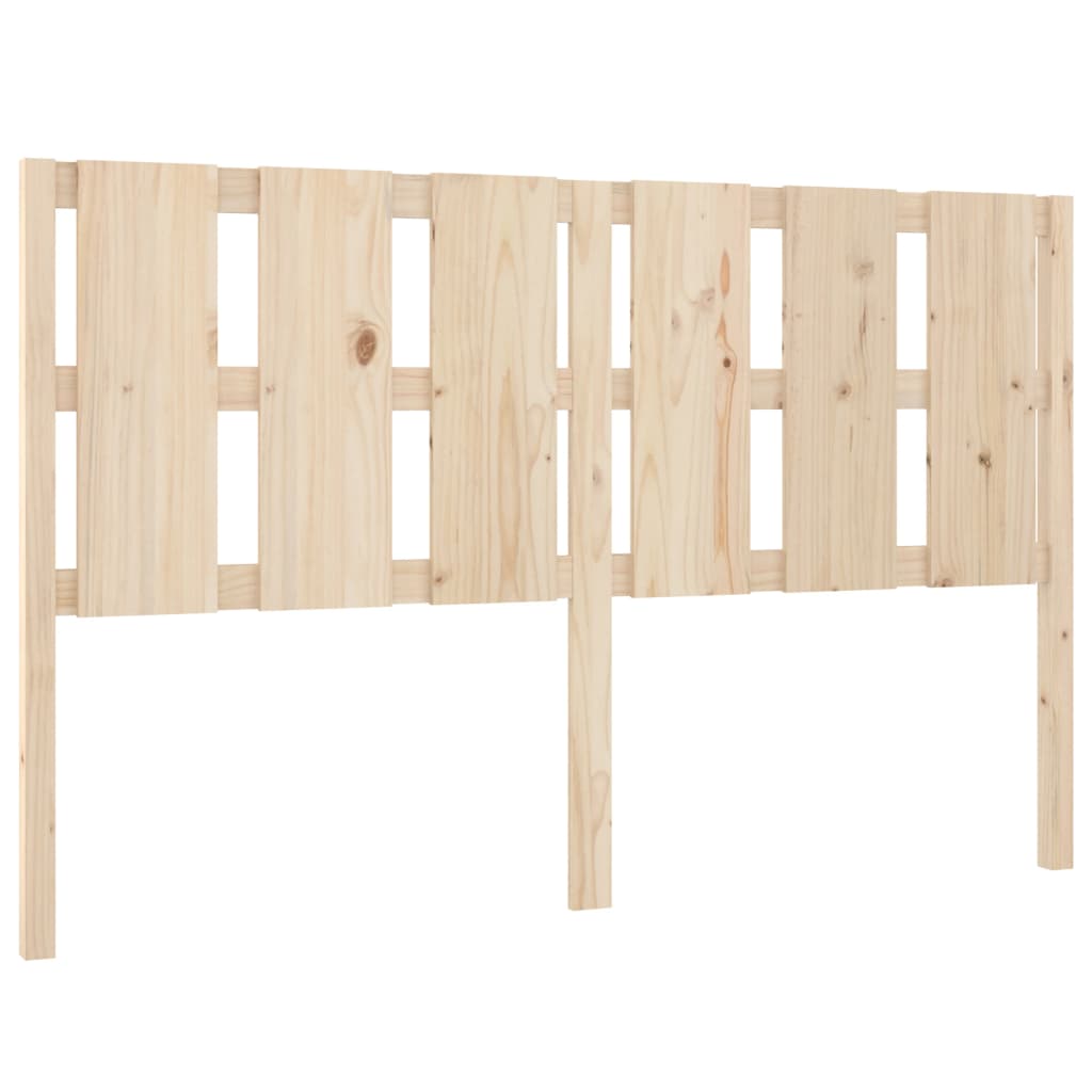 vidaXL Bed Headboard 155.5x4x100 cm Solid Wood Pine