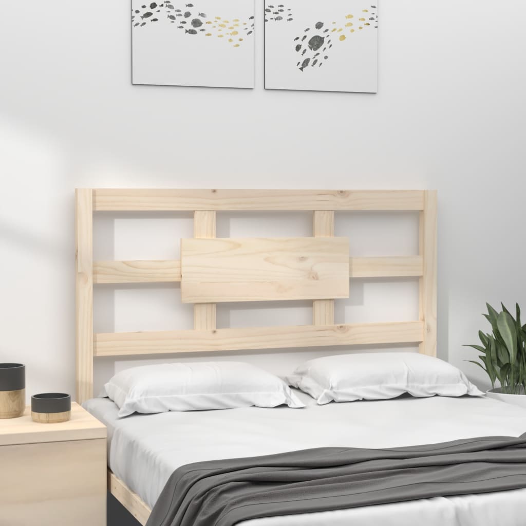 vidaXL Bed Headboard 95.5x4x100 cm Solid Wood Pine