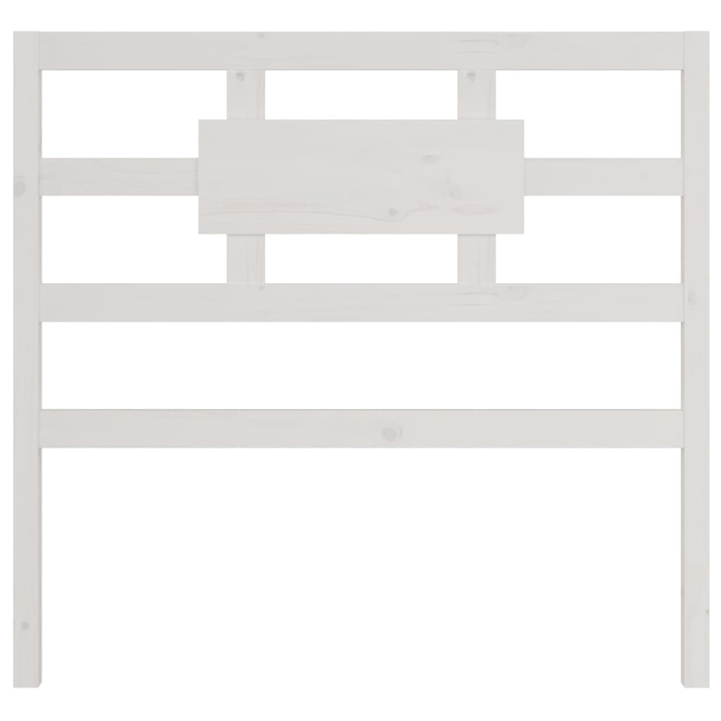 vidaXL Bed Headboard White 95.5x4x100 cm Solid Wood Pine