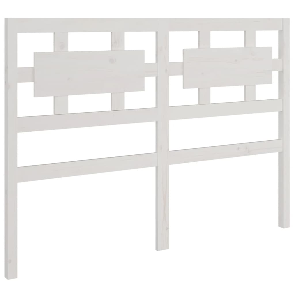 vidaXL Bed Headboard White 155.5x4x100 cm Solid Wood Pine