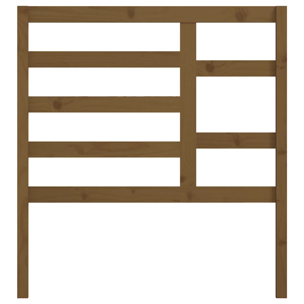 Bed Headboard Honey Brown 96x4x104 cm Solid Wood Pine