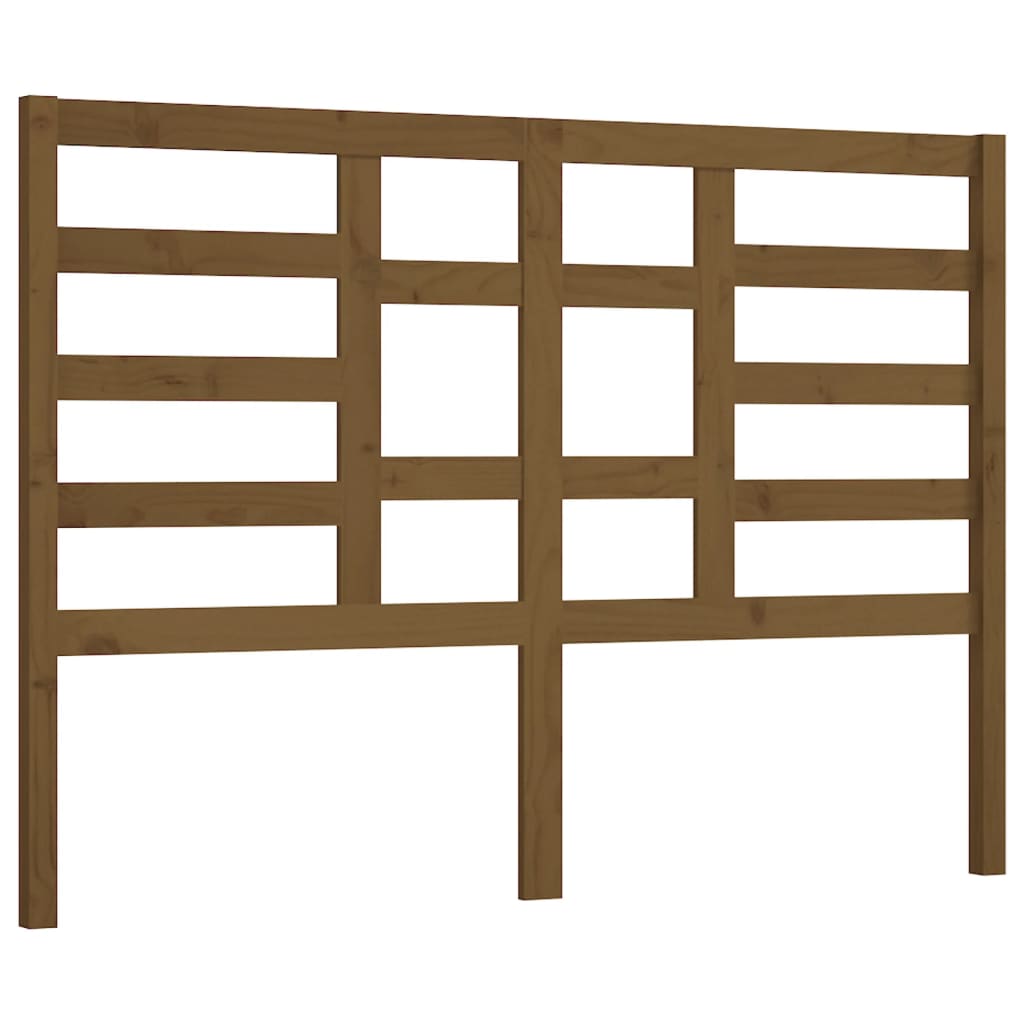 Bed Headboard Honey Brown 166x4x104 cm Solid Wood Pine