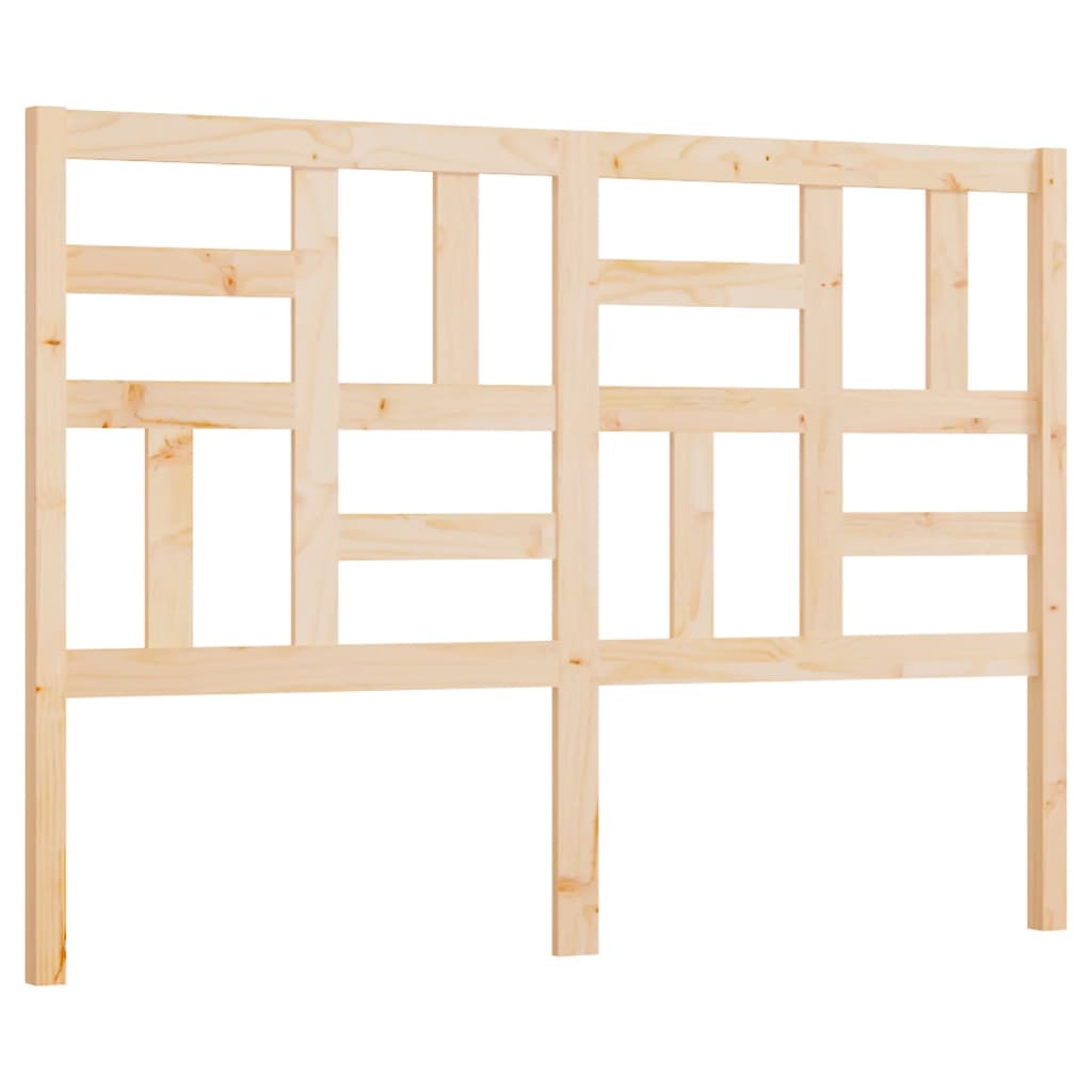 Bed Headboard 141x4x104 cm Solid Wood Pine
