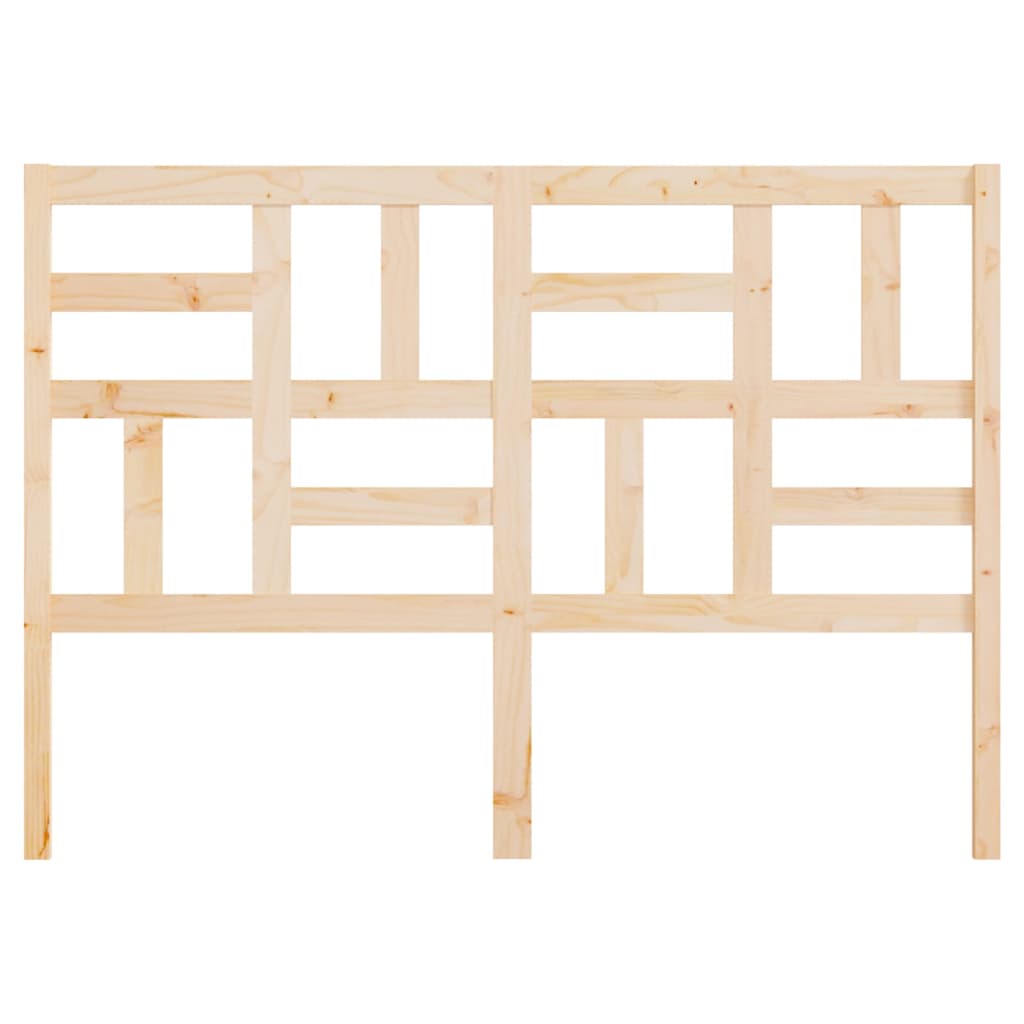 Bed Headboard 146x4x104 cm Solid Wood Pine