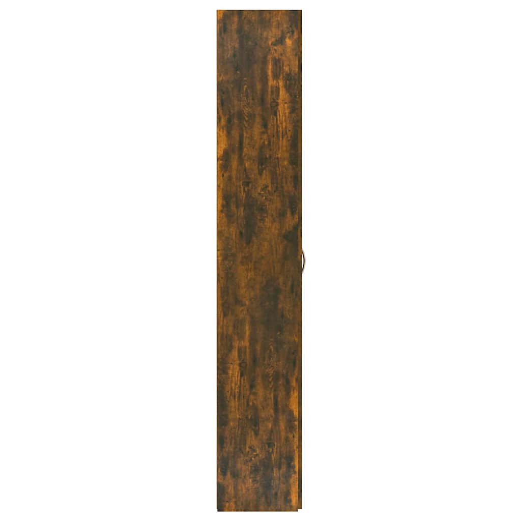 815279 vidaXL Office Cabinet Smoked Oak 60x32x190 cm Engineered Wood