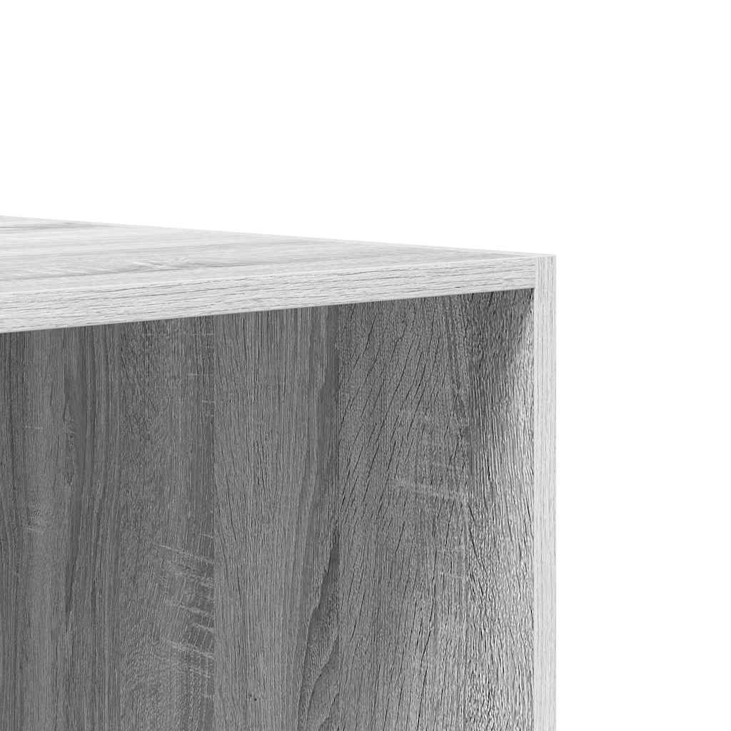 815349 vidaXL Wardrobe with Drawers Grey Sonoma 50x50x200 cm Engineered Wood