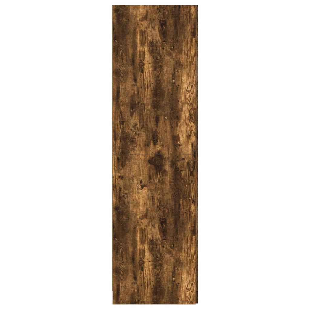 Wardrobe Smoked Oak 80x52x180 cm Engineered Wood