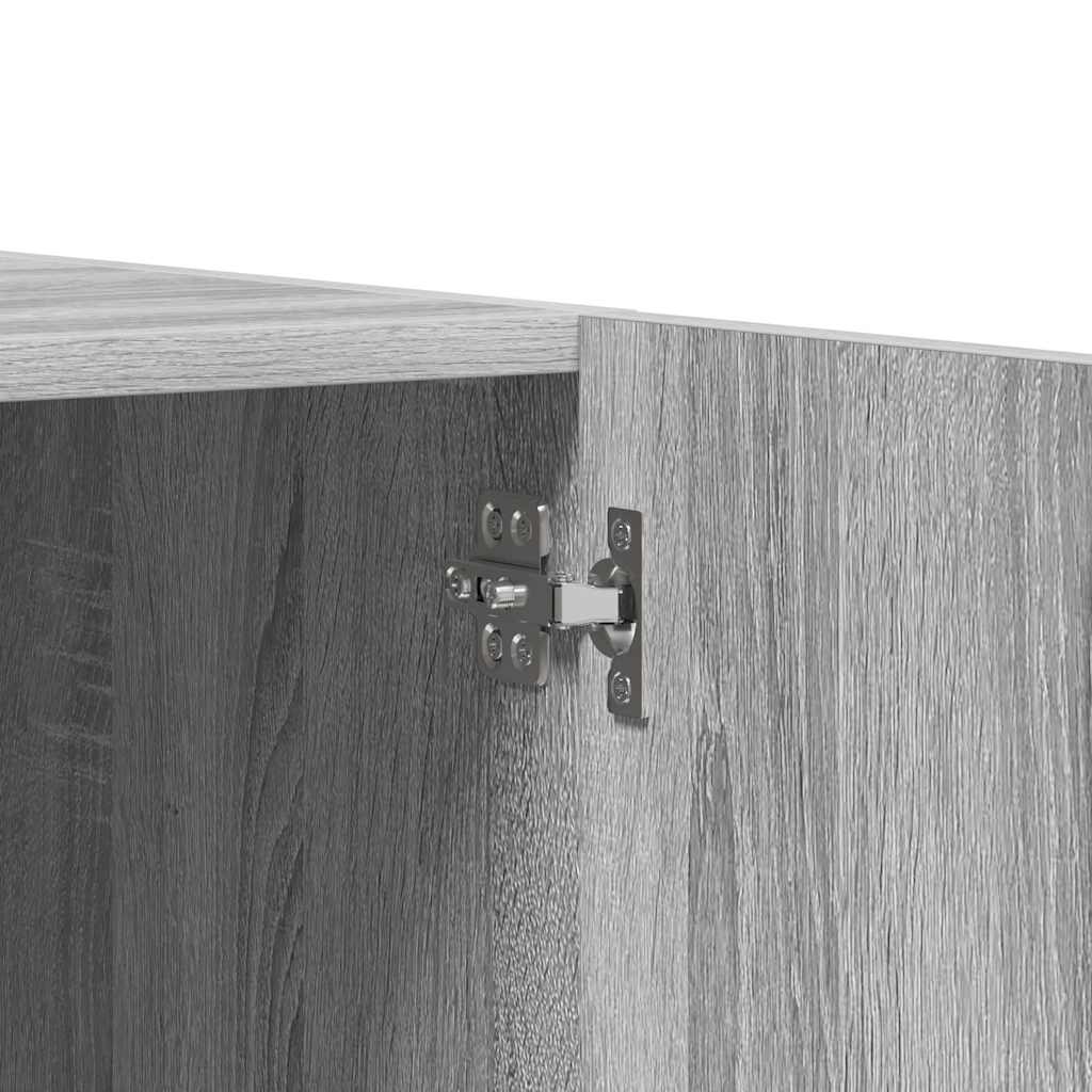 Wardrobe Grey Sonoma 80x52x180 cm Engineered Wood