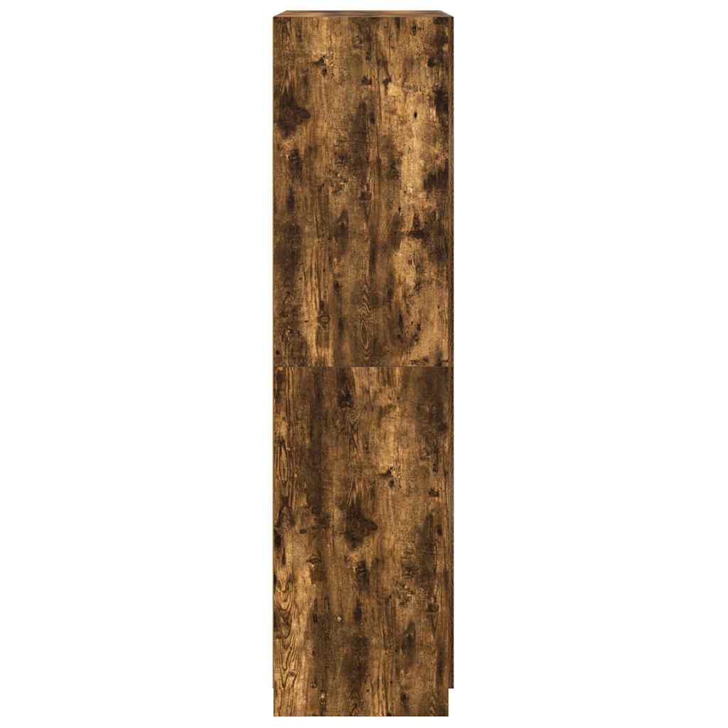 Wardrobe Smoked Oak 90x52x200 cm Engineered Wood