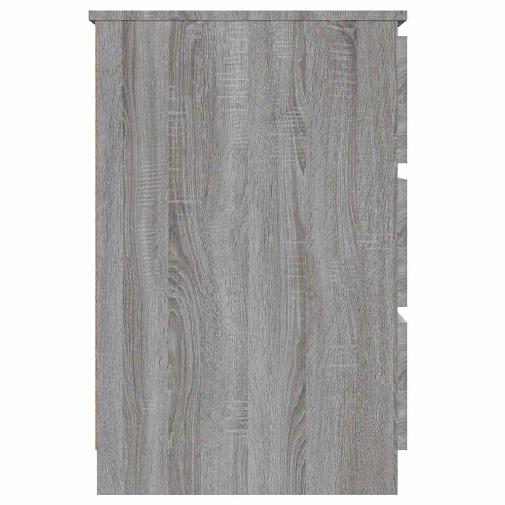 Writing Desk Grey Sonoma 140x50x77 cm Engineered Wood