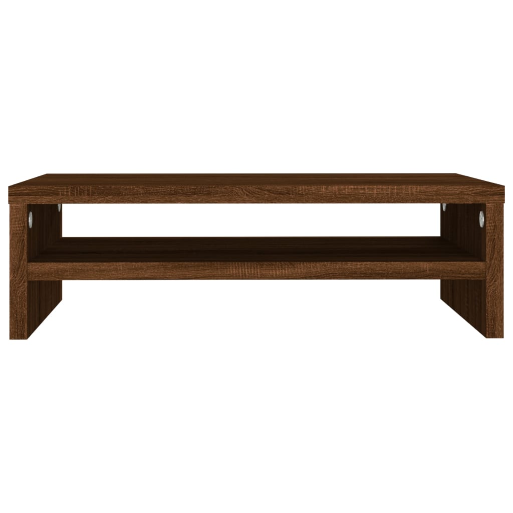 vidaXL Monitor Stand Brown Oak 42x24x13 cm Engineered Wood