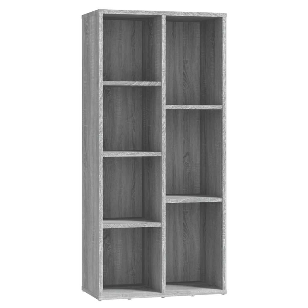 Book Cabinet Grey Sonoma 50x25x106 cm