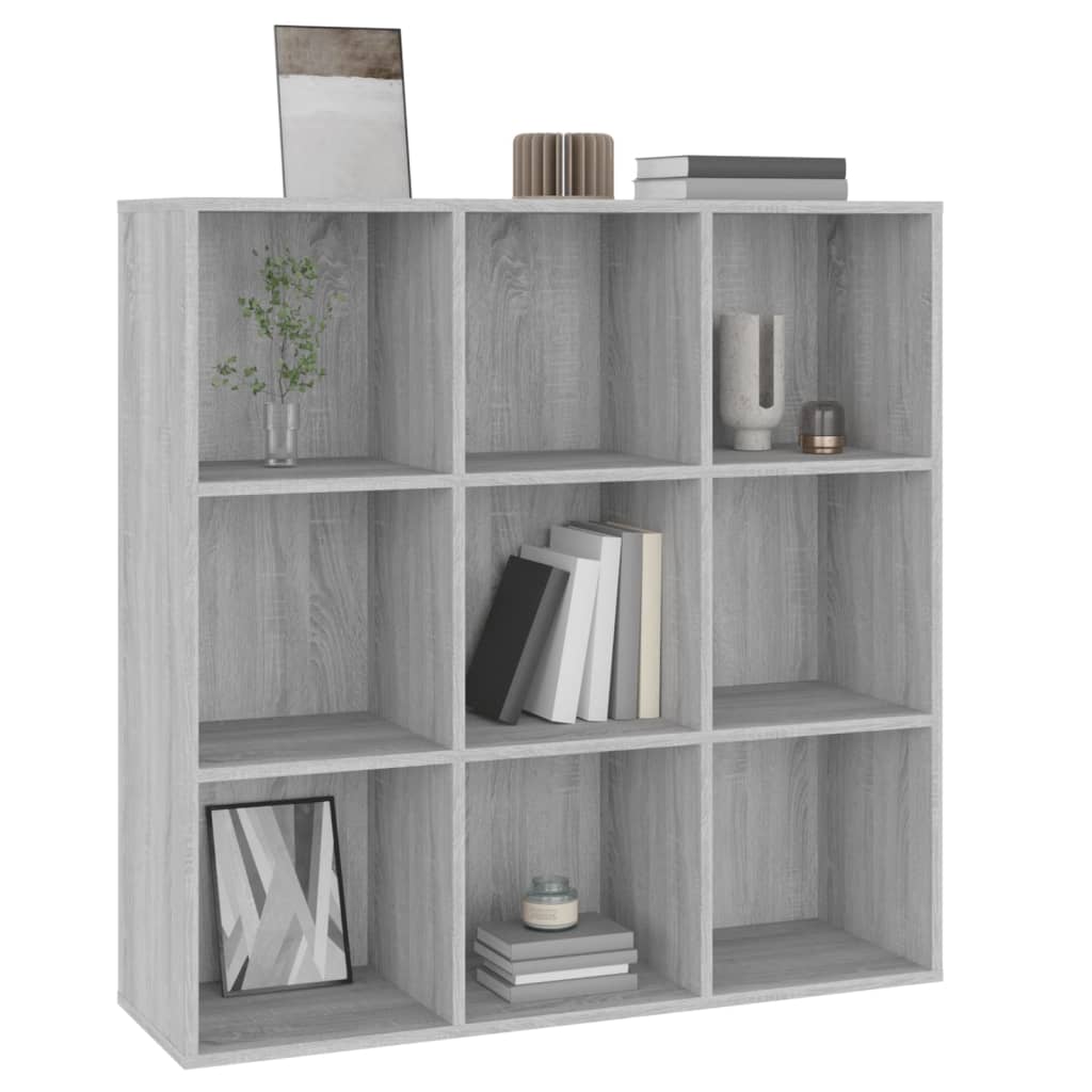 Book Cabinet | Grey Sonoma | Engineered wood | Medium | Book Cabinet