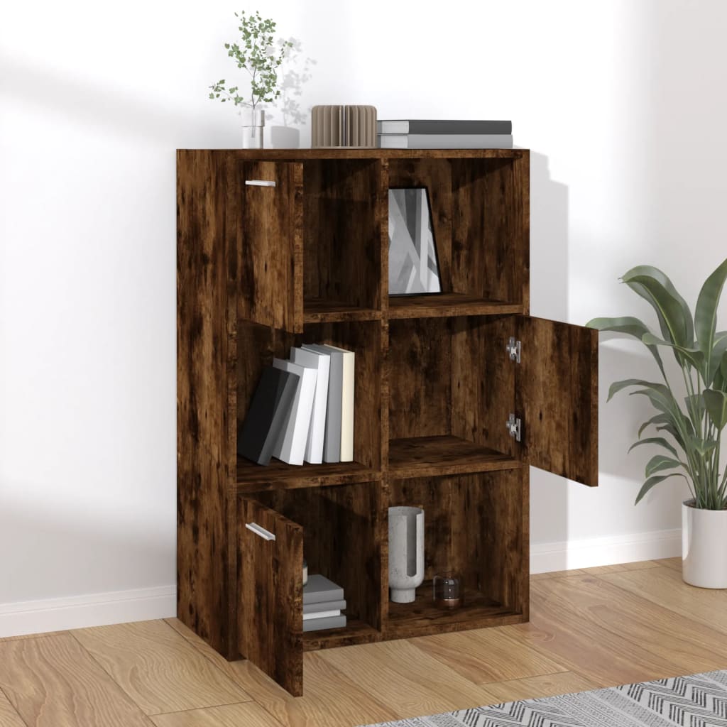Storage Cabinet | Smoked Oak | Engineered wood | Medium | Storage Cabinet
