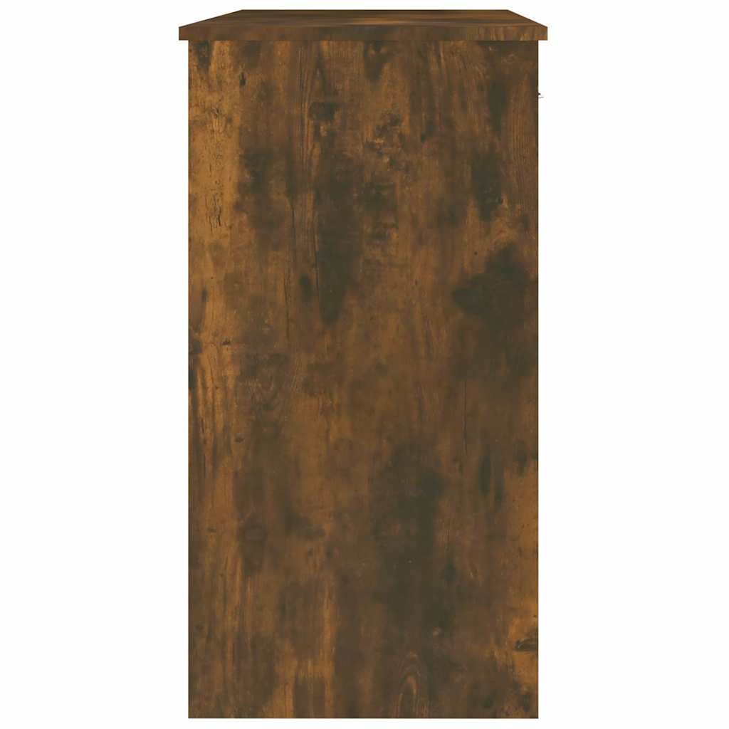 815474 vidaXL Desk Smoked Oak 80x40x75 cm Engineered Wood