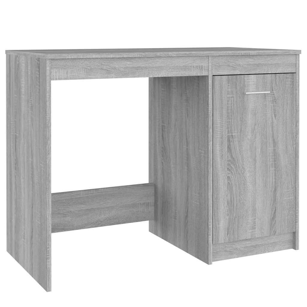 Desk Grey Sonoma 100x50x76 cm Engineered Wood