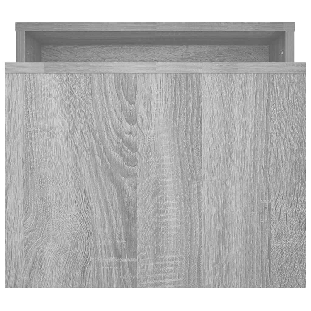 Coffee Table Set Grey Sonoma 100x48x40 cm Engineered Wood