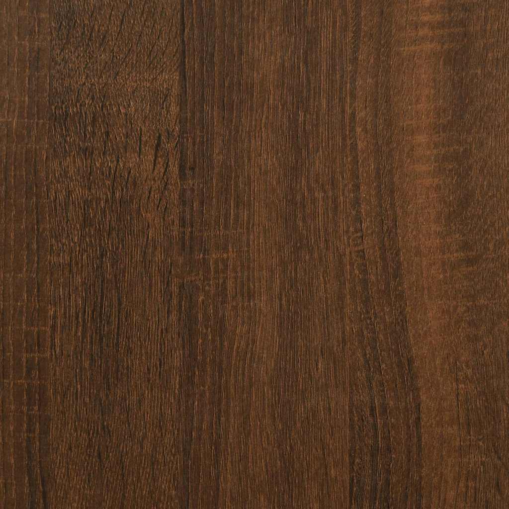 Coffee Table Set Brown Oak 100x48x40 cm Engineered Wood