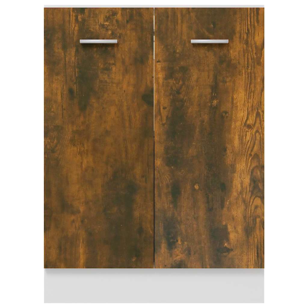 Bottom Cabinet "Lyon" Smoked Oak 60x46x81,5 cm Engineered Wood