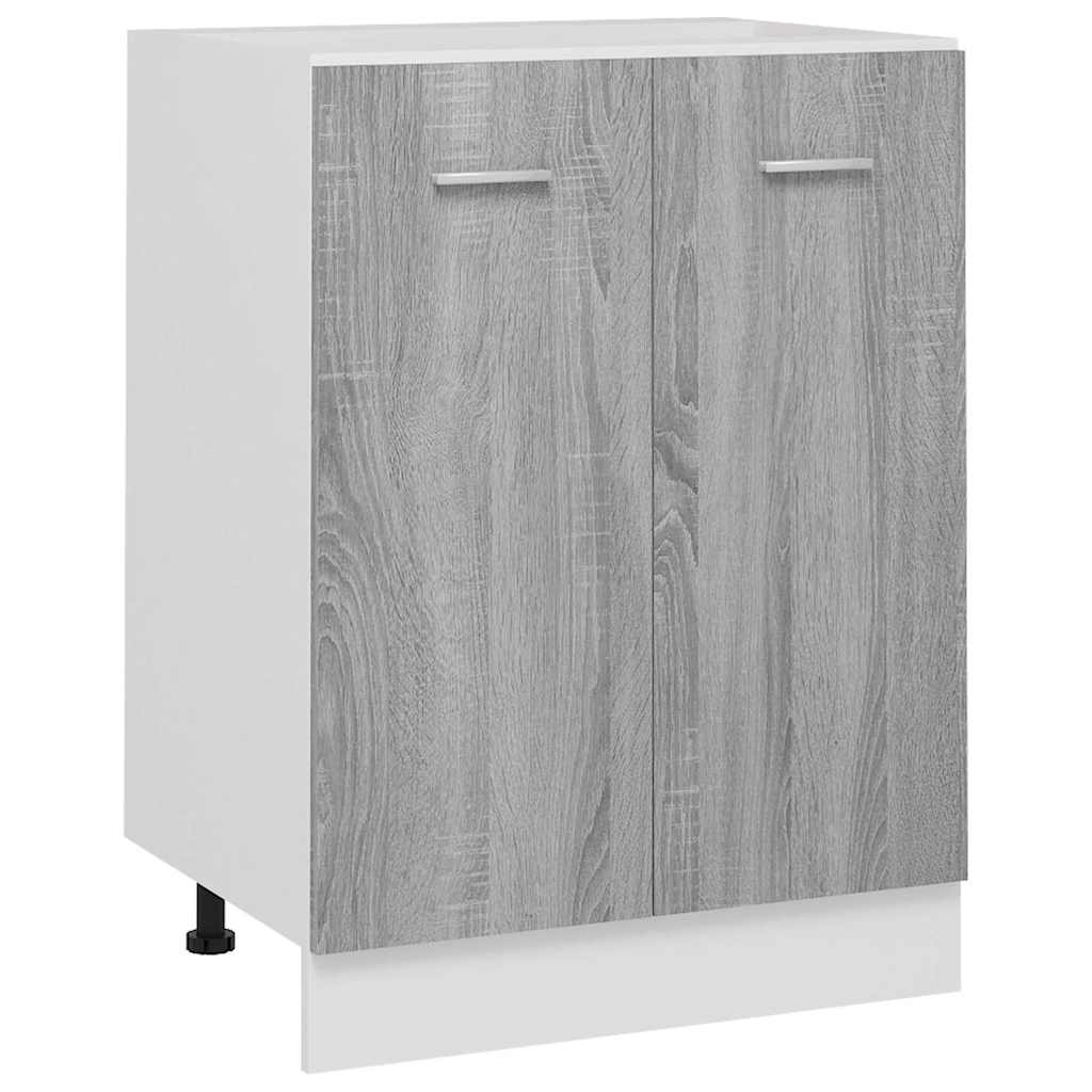 Bottom Cabinet "Lyon" Grey Sonoma 60x46x81,5 cm Engineered Wood