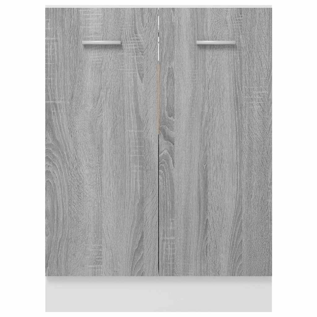 Bottom Cabinet "Lyon" Grey Sonoma 60x46x81,5 cm Engineered Wood