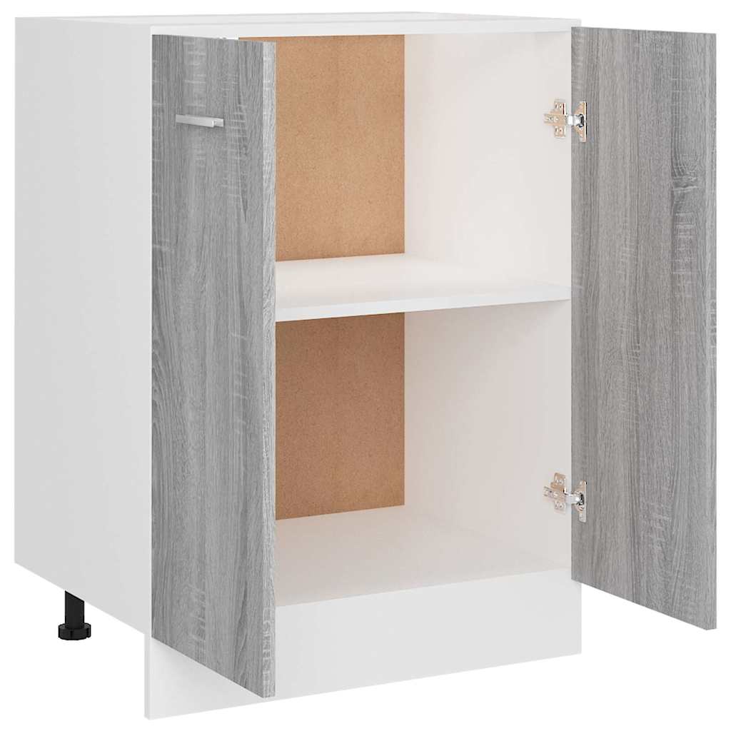 Bottom Cabinet "Lyon" Grey Sonoma 60x46x81,5 cm Engineered Wood