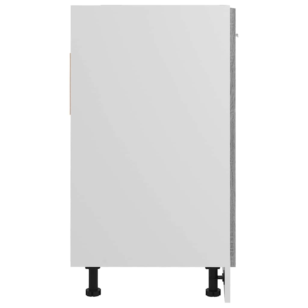 Sink Bottom Cabinet "Lyon" Grey Sonoma 80x46x81.5 cm