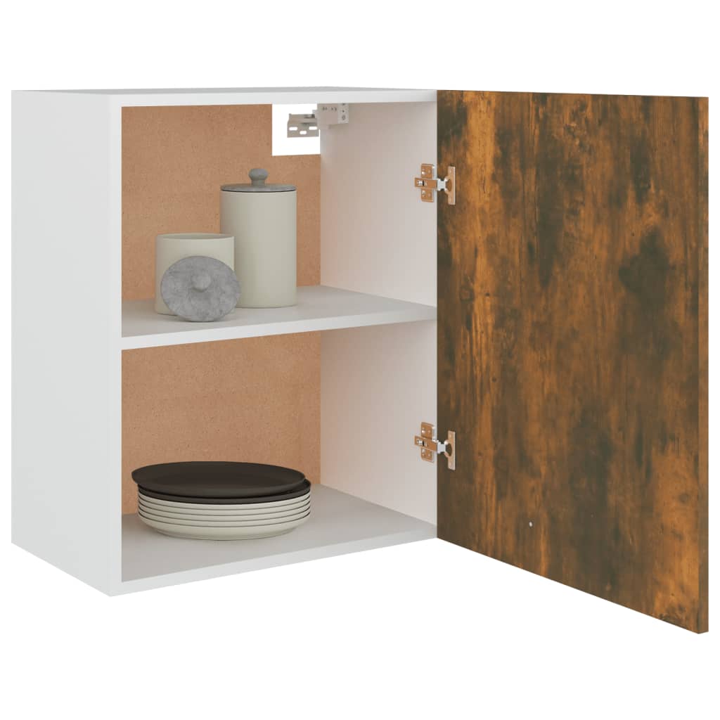 Hanging Cabinet Lyon Smoked Oak 50x31x60 cm Engineered Wood