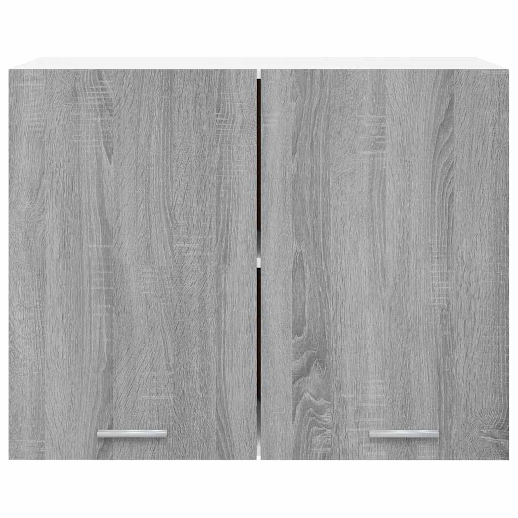 Hanging Cabinet "Lyon" Grey Sonoma 80x31x60 cm Engineered Wood