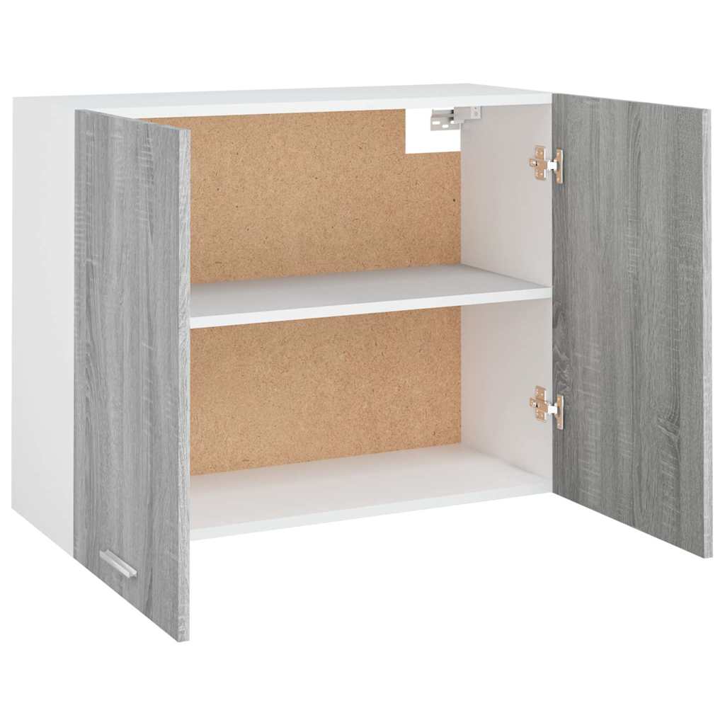 Hanging Cabinet "Lyon" Grey Sonoma 80x31x60 cm Engineered Wood