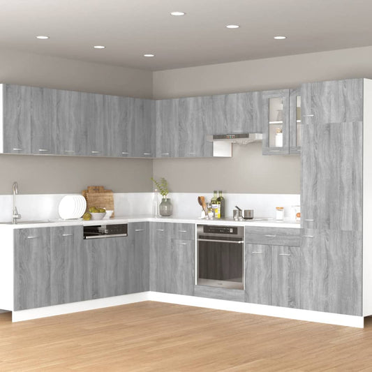 Hanging Cabinet Lyon Grey Sonoma 60x31x40 cm Engineered Wood