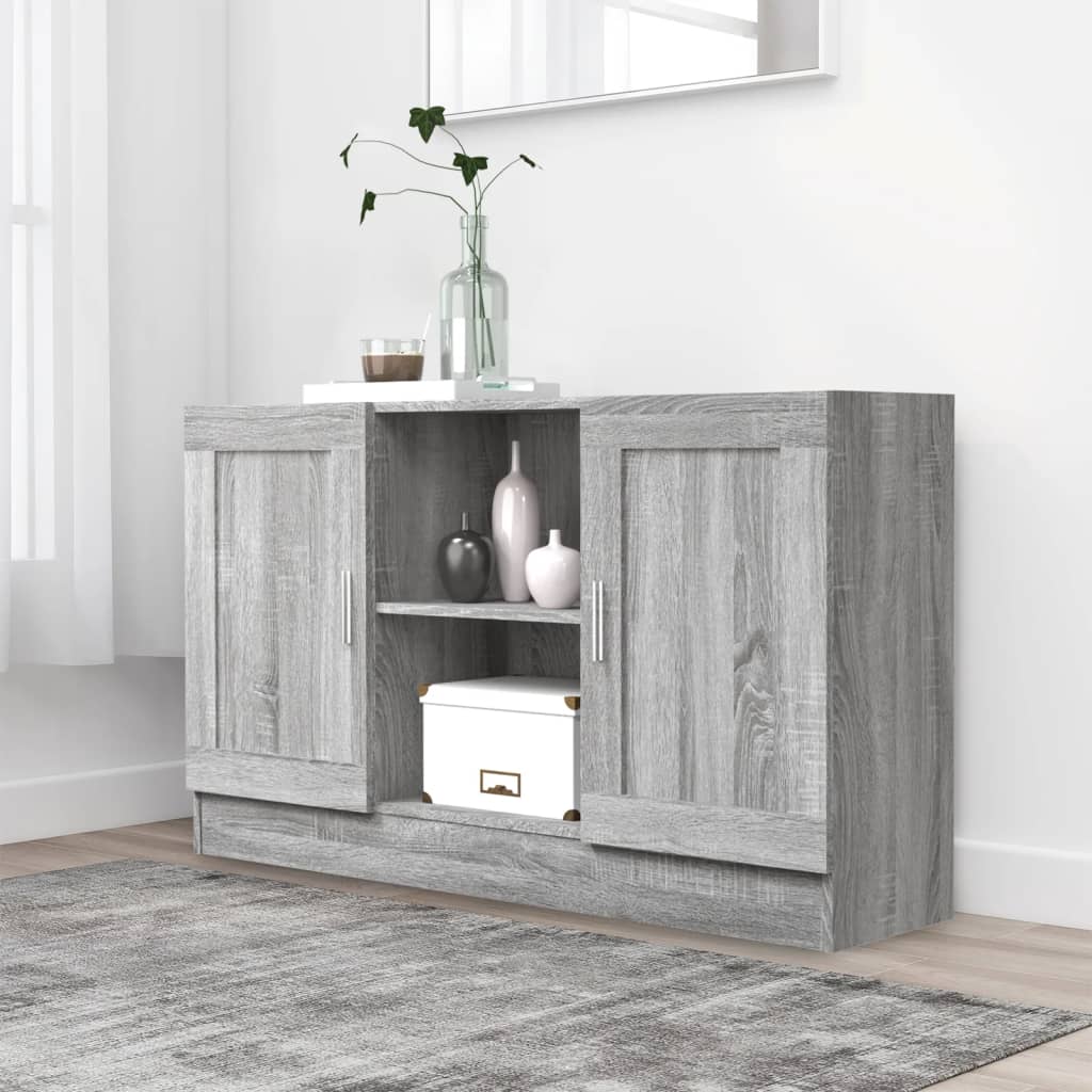 Sideboard Grey Sonoma 120x30,5x70 cm Engineered Wood