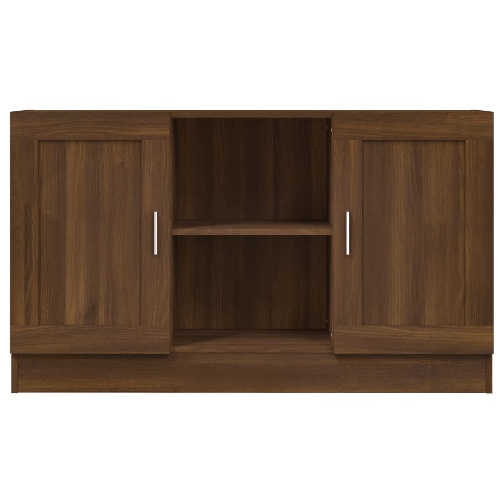 Sideboard Brown Oak 120x30,5x70 cm Engineered Wood