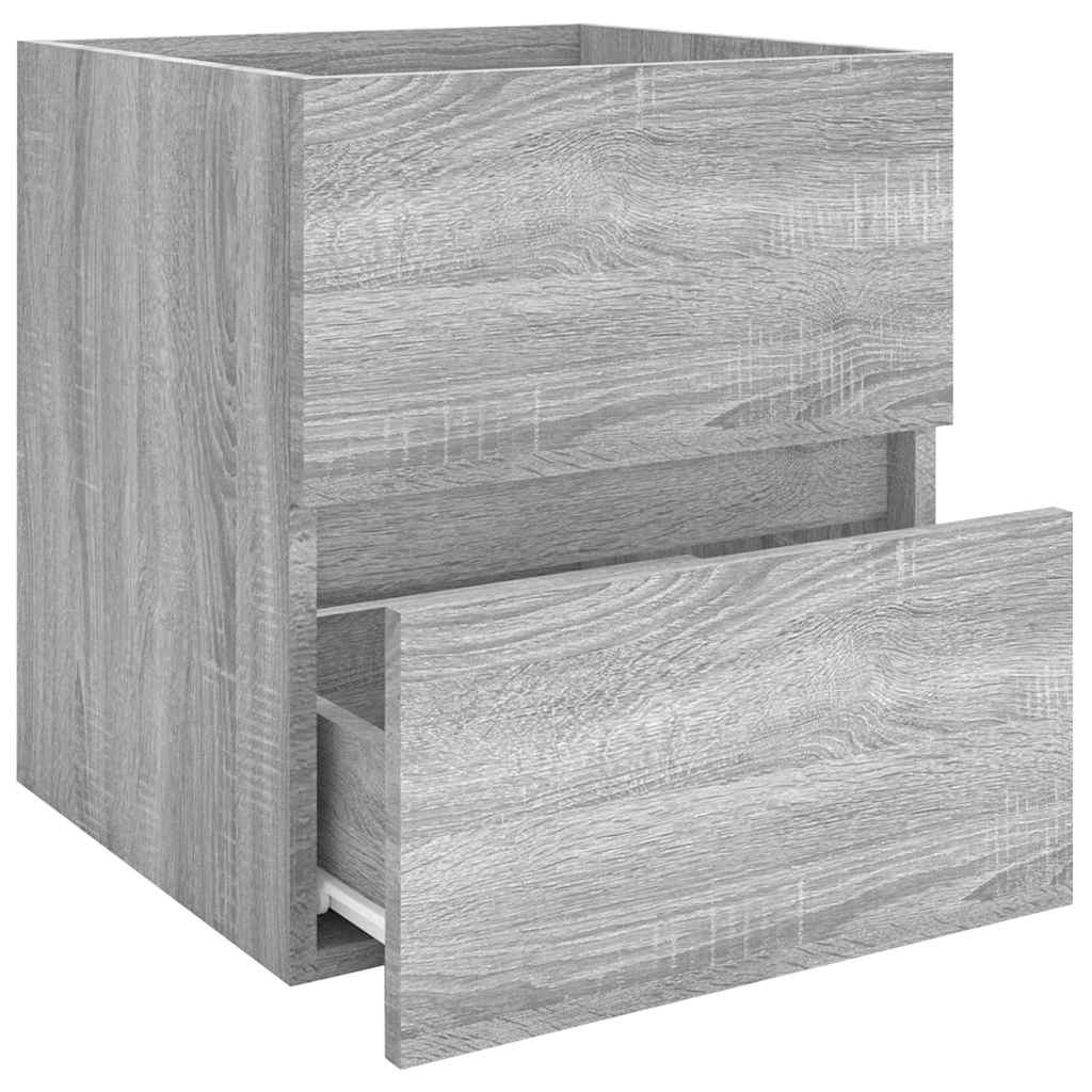 Sink Cabinet Grey Sonoma 41x38,5x45 cm Engineered Wood
