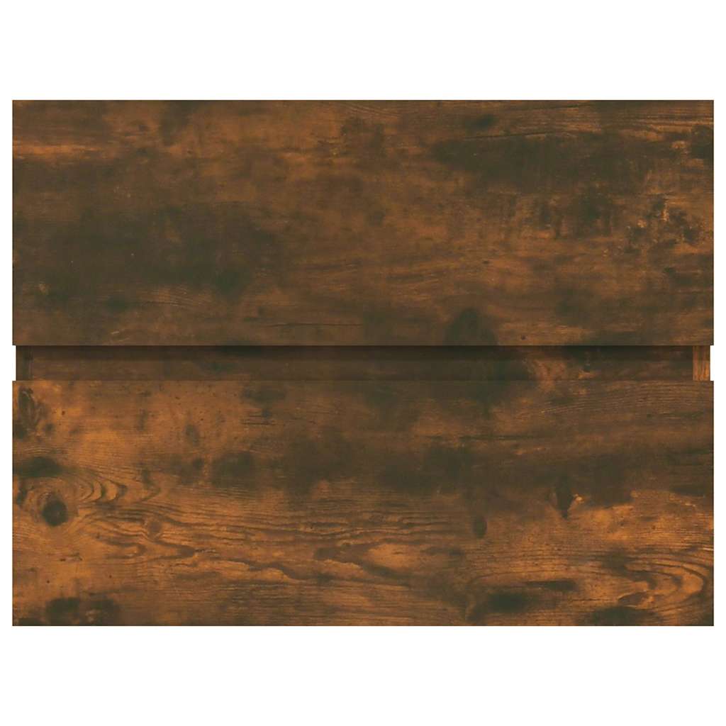 815648 vidaXL Sink Cabinet Smoked Oak 60x38,5x45 cm Engineered Wood