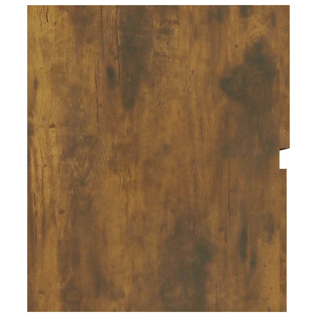 815654 vidaXL Sink Cabinet Smoked Oak 90x38,5x45 cm Engineered Wood