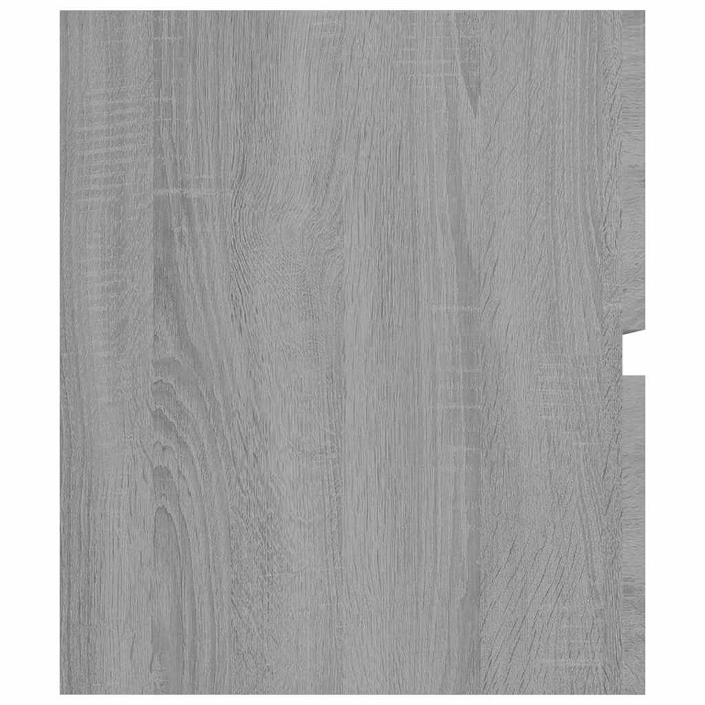 Sink Cabinet Grey Sonoma 90x38,5x45 cm Engineered Wood