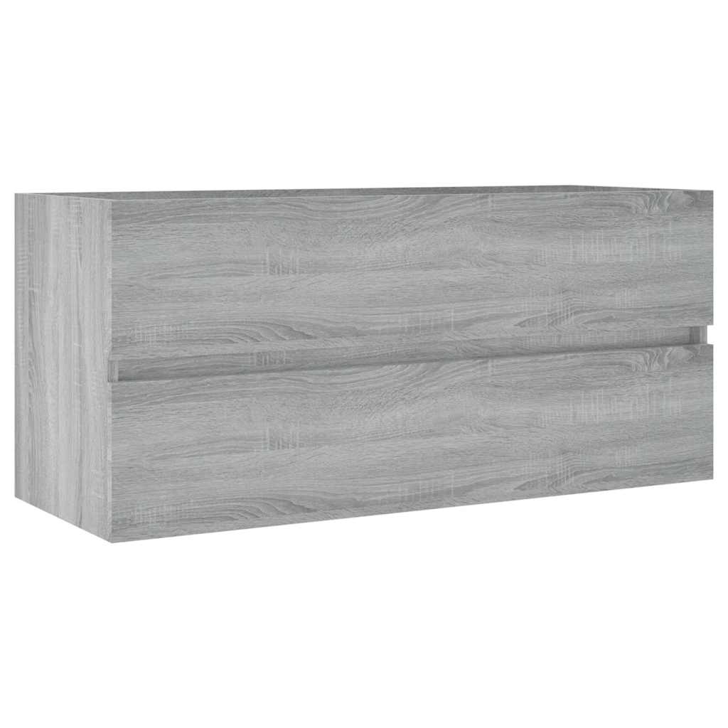 Sink Cabinet Grey Sonoma 100x38,5x45 cm Engineered Wood