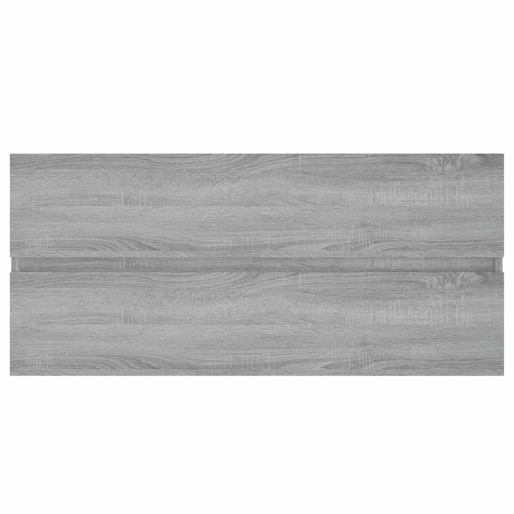 Sink Cabinet Grey Sonoma 100x38,5x45 cm Engineered Wood